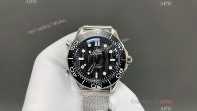 Omega Seamaster 42mm 904L Steel 8806 Movement Black Face Men Watch